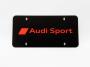 Image of Polycarbonate Audi Sport Vanity Plate image for your Audi A4  