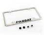View License plate frame - Passat - Polished Full-Sized Product Image