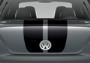 View VW Second Skin:  Dual Stripes - Gloss Black Full-Sized Product Image 1 of 2
