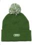 View Olive Beanie with Pom Full-Sized Product Image 1 of 1