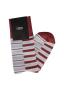 View Ladies Pink Stripe Socks Full-Sized Product Image 1 of 1