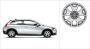 Image of Aluminum rim &quot;Celeus&quot; 6.5 x 16&quot; (Silver Stone) image for your 2007 Volvo S40   