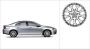 Image of Aluminium rim. Aluminium rim Makara 8 x 18. (Silver Bright ) image for your 2017 Volvo S60   