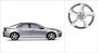 Image of Aluminium rim. Aluminium rim Odysseus 8 x 18. (Silver Bright) image for your 2017 Volvo S60   
