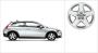 Image of Aluminum rim &quot;Ceryx&quot; 6.5 x 16&quot; (Silver Stone) image for your 2008 Volvo S40   