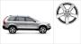 Image of Aluminum rim (Silver matt). Aluminum rim &quot;Cratus&quot; 8 x 20&quot; image for your 2014 Volvo XC90   