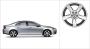 Image of Aluminium rim. Aluminium rim Cratus 8 x 18. (Silver matt) image for your 2018 Volvo S60   