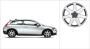 Image of Aluminum rim &quot;Stylla&quot; 7 x 17&quot; image for your 2007 Volvo C30   