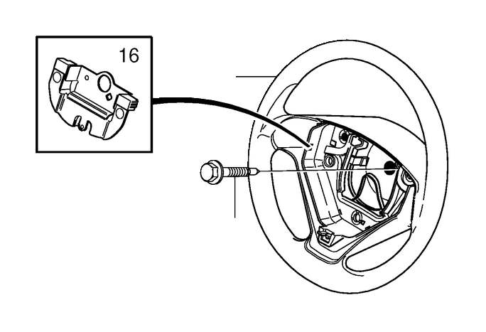 View 8674582 Steering wheel Full-Sized Product Image