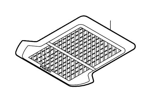 View 30681873 Trunk mat (Umbra). Mat, load compartment, molded plastic. Excl. CN Full-Sized Product Image