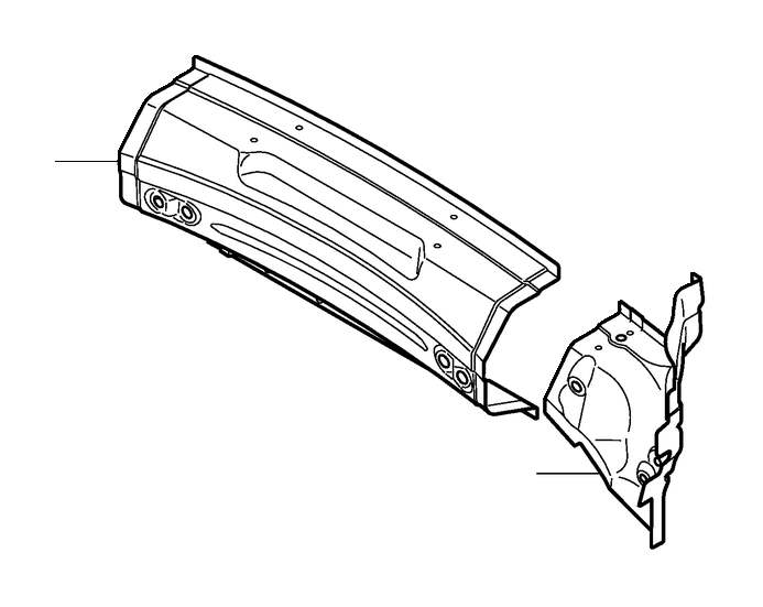 View 31218361 Tail Light Pocket (Left, Rear) Full-Sized Product Image