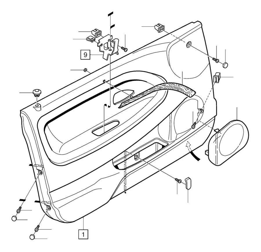 View 30814288 Grille, right Full-Sized Product Image