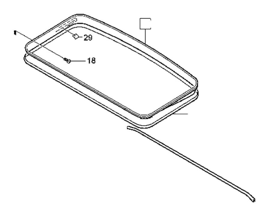 View 30716376 Sunroof Glass (Outer) Full-Sized Product Image