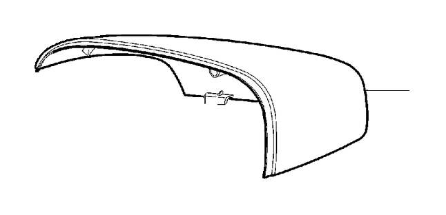 View 30745056 Rear view mirror, left Full-Sized Product Image
