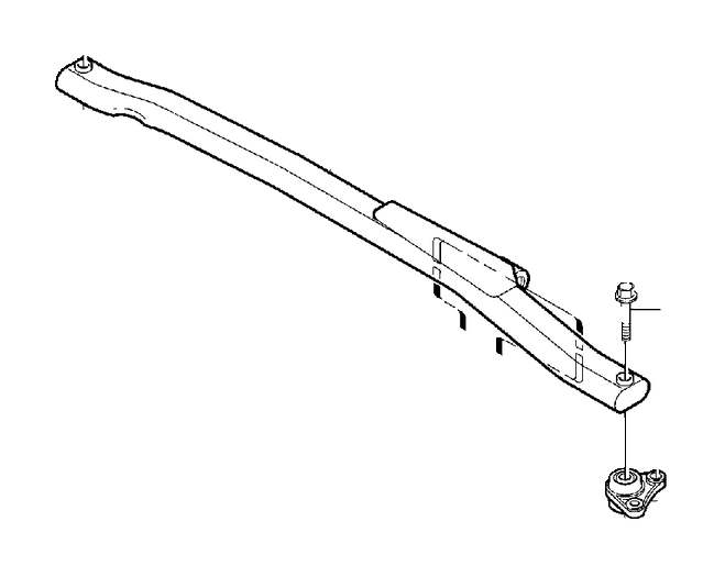 View 30671349 Torque rod Full-Sized Product Image