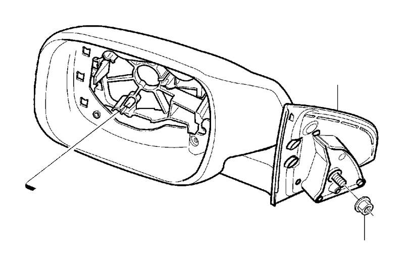 View 30745196 Door Mirror (Left) Full-Sized Product Image