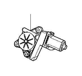 View 31253064 Window Motor (Left, Right, Rear) Full-Sized Product Image
