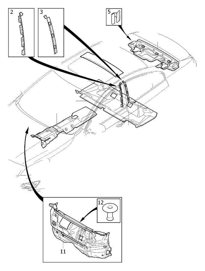 View 30721095 Insulating Mat. Insulation, Passenger and Cargo Compartment. Under Seat. (Rear) Full-Sized Product Image