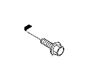 View 985463 Flange Screw. Auxiliary aggregate Suspension. Auxiliary Belt Drive. AWD. CH 334999. Full-Sized Product Image