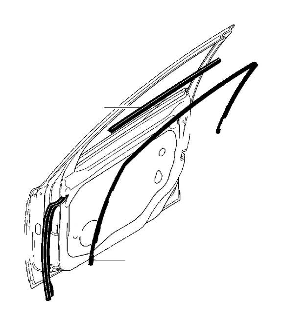 View 30799638 Door Seal (Left, Front) Full-Sized Product Image