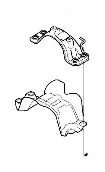 View 32240476 Cross Member. Propeller Shaft. (Rear) Full-Sized Product Image