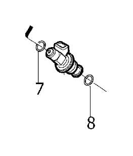 View 8699450 Set. Injector and High Pressure Line. Injector and Pressure Pipe. Full-Sized Product Image