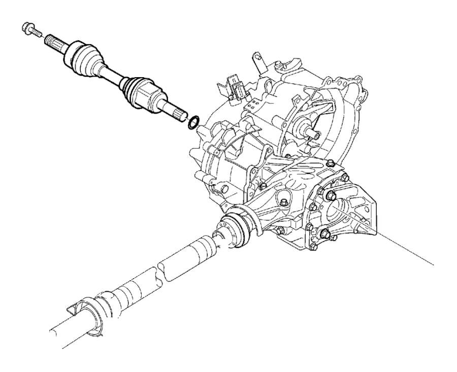 View 36000547 Axle shaft, exch Full-Sized Product Image