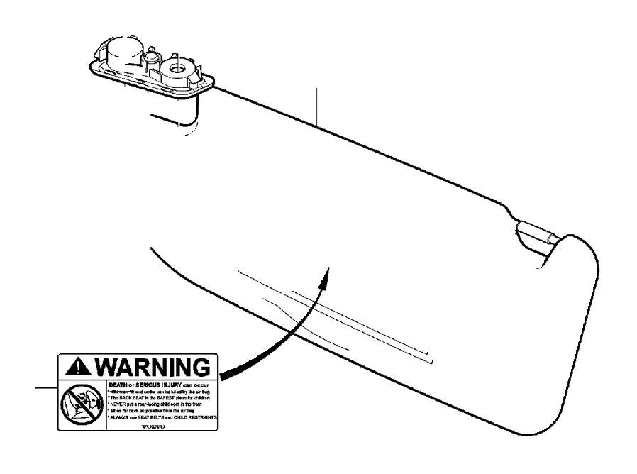 View 39874922 Sun visor Full-Sized Product Image