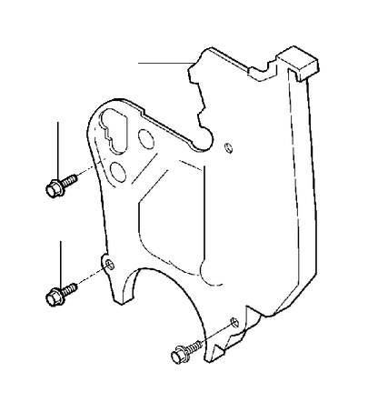 View 30637973 Engine Timing Cover (Rear) Full-Sized Product Image