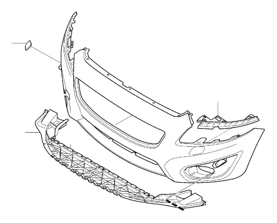 View 31214872 Headlight Bracket (Left, Front) Full-Sized Product Image