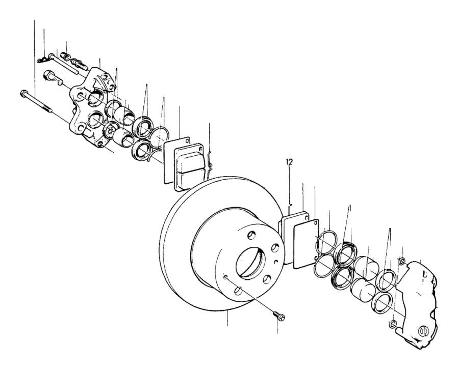 View 1228810 Disc Brake Caliper Pin Full-Sized Product Image