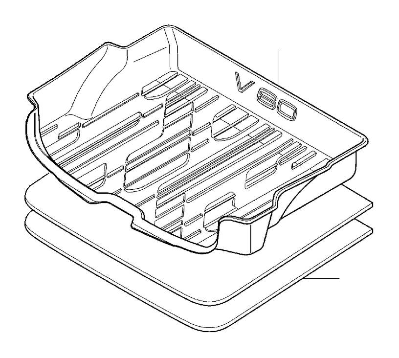 View 39813966 Trunk mat (Offblack). Mat, load compartment, textile, reversible Full-Sized Product Image