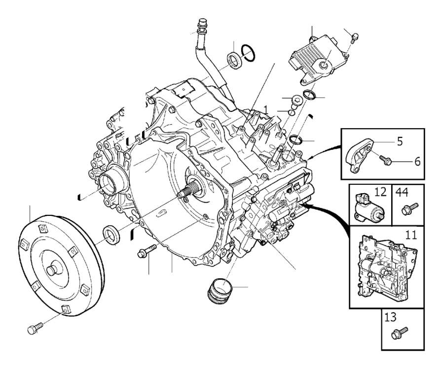 View 30651139 Torque converter Full-Sized Product Image