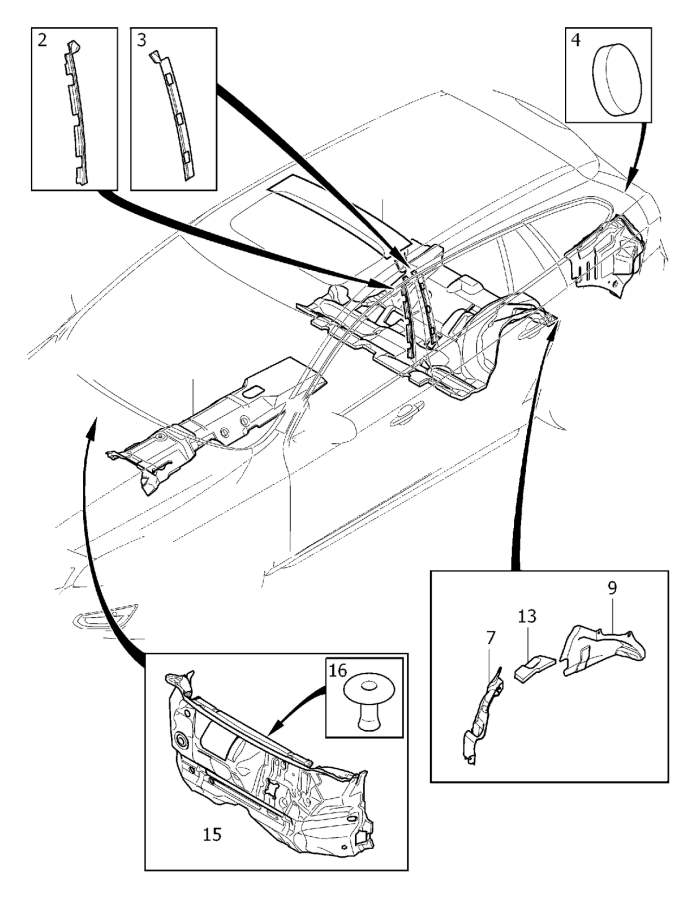 View 31306900 Insulating Mat. Insulation, Passenger and Cargo Compartment. Full-Sized Product Image