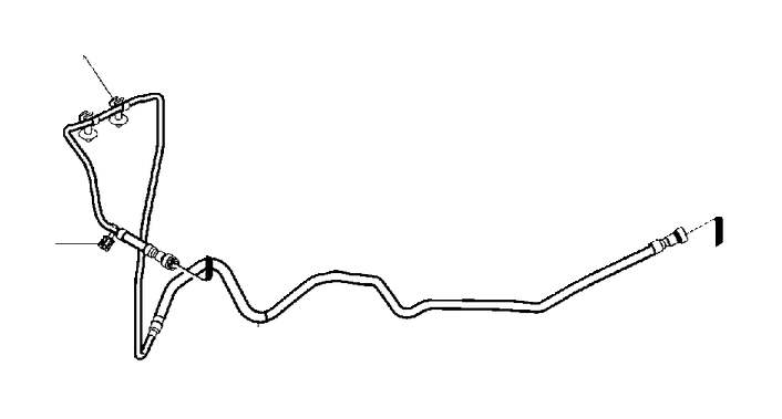 View 31452008 Rail. Fuel Lines from Tank to Engine. Full-Sized Product Image