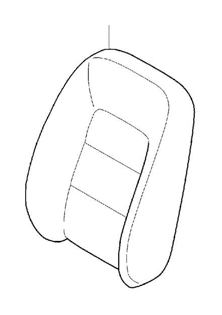View 30761272 Seat Back Cushion (Left, Front) Full-Sized Product Image