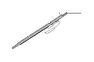 View 30695750 Door Window Belt Weatherstrip (Left) Full-Sized Product Image