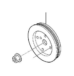 View 30731045 Engine Crankshaft Pulley Full-Sized Product Image
