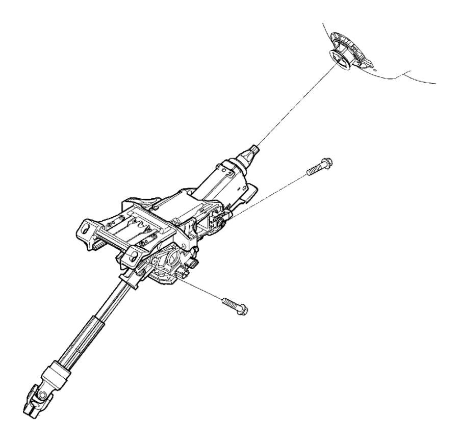 View 31429664 Steering column Full-Sized Product Image