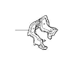 View 9461071 Floor Pan Bracket (Left, Rear) Full-Sized Product Image