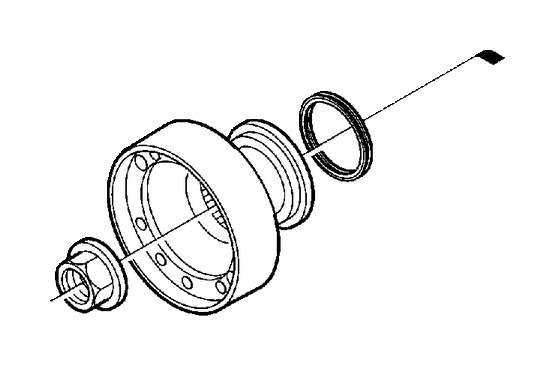 View 31256140 Companion Flange. Active On demand Coupling, AOC. Kit. Full-Sized Product Image