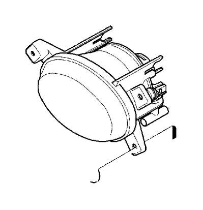 View 9190905 Fog Light (Right, Front) Full-Sized Product Image