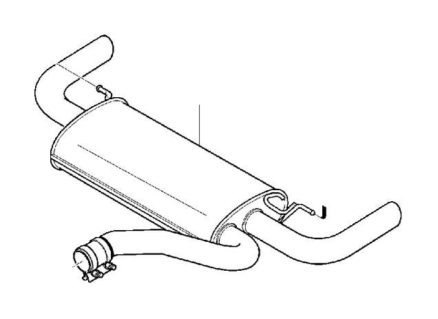 View 31399137 Exhaust Pipe. Exhaust System. R Design. (Rear) Full-Sized Product Image