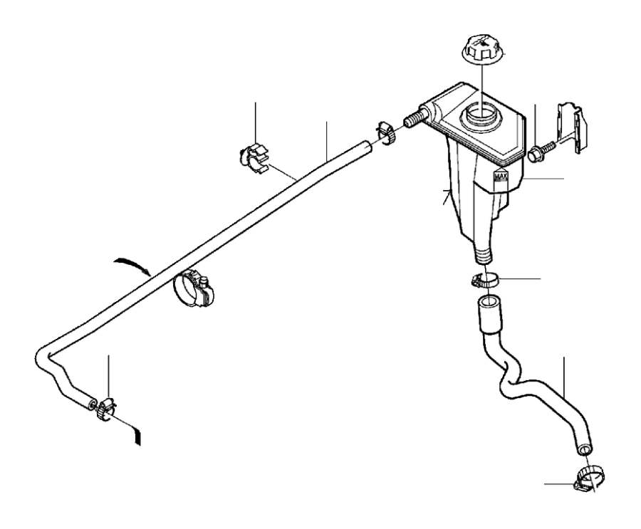 View 30822244 Hose. Cooling System. Full-Sized Product Image
