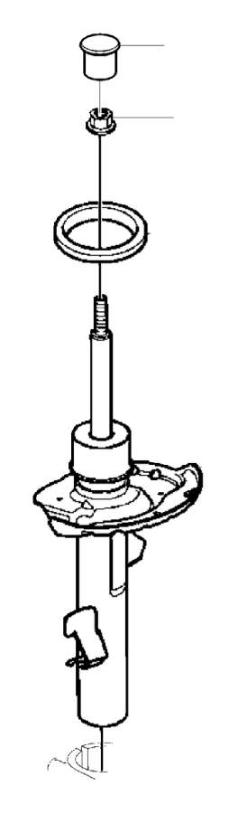 View 31317210 Spacer. Shock Absorber. Suspension, Coil Spring and Torsion Spring. (Front) Full-Sized Product Image