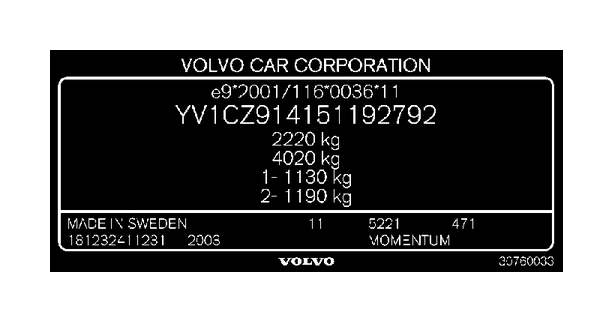 View 31352301 Identification decal Full-Sized Product Image