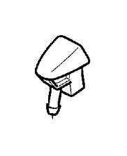 View 31301520 Windshield Washer Nozzle (Right, Front) Full-Sized Product Image