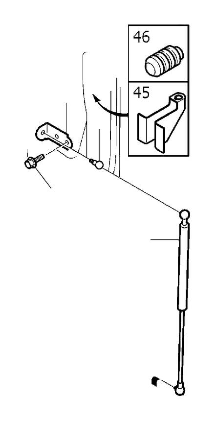 View 8618519 GCP Gas Strut. Cover. Hylse R 18. Full-Sized Product Image