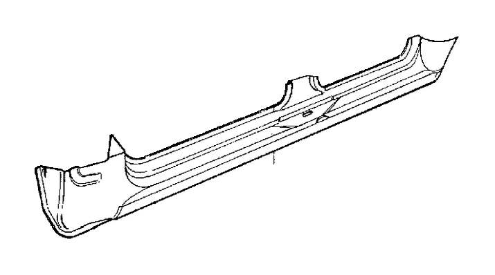 View 675165 Rocker panel, left Full-Sized Product Image
