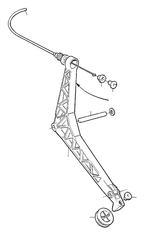 View 3514998 Throttle control cable Full-Sized Product Image
